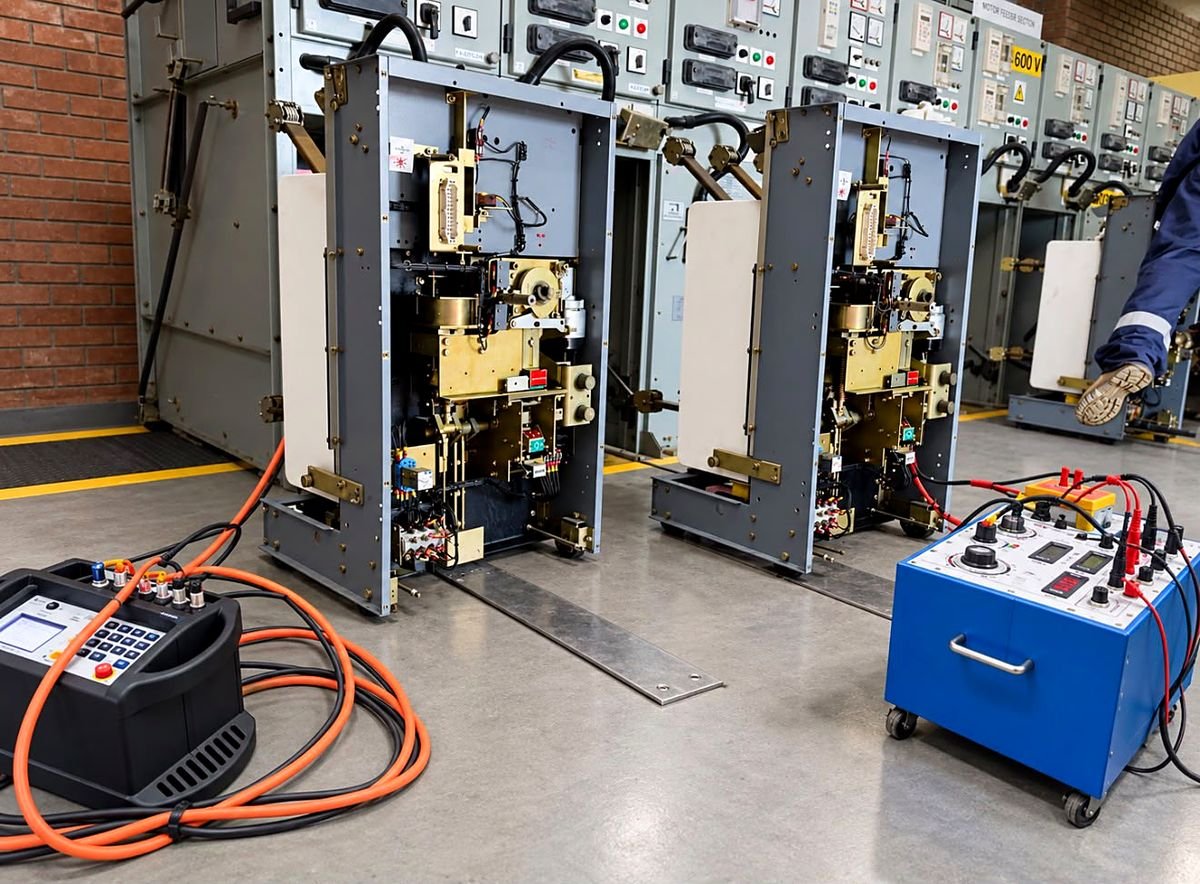 Circuit breaker under test